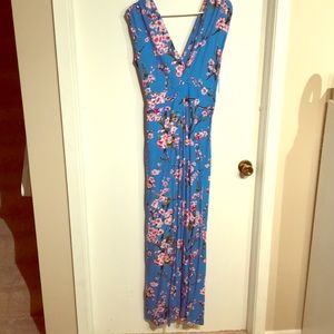 Ruby Rocks blue floral dress